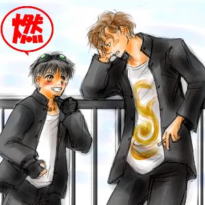 六堂様の寄贈品(メッチャ理想的～！≪転校生≫(左)と皆守君(右))